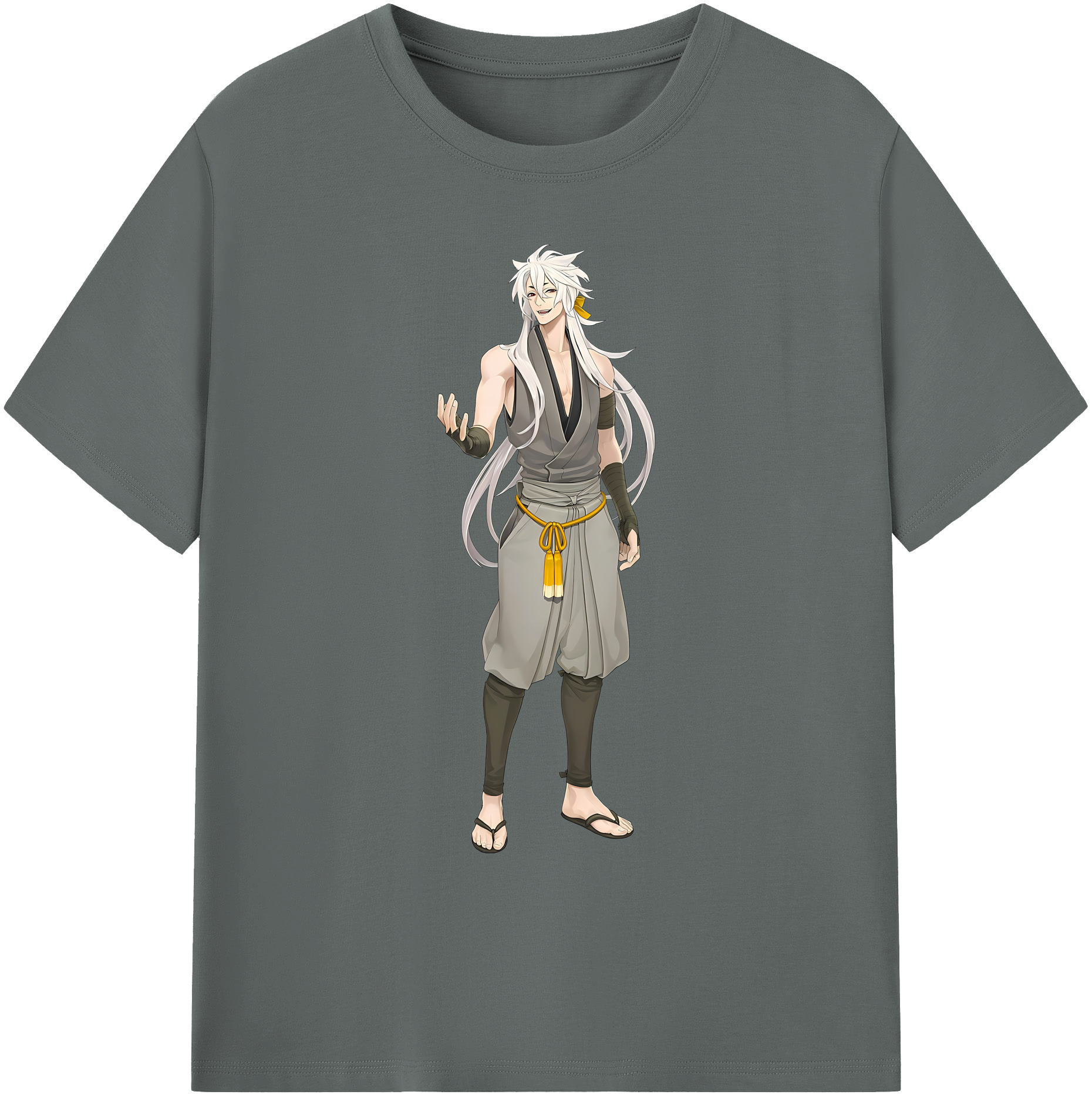 （画像用） 刀剣乱舞 Touken Ranbu 綿100％ メンズ半袖Tシャツ｜肌触りやわらか＆通気性